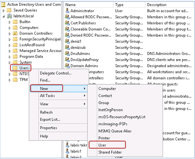 Active Directory Users 2